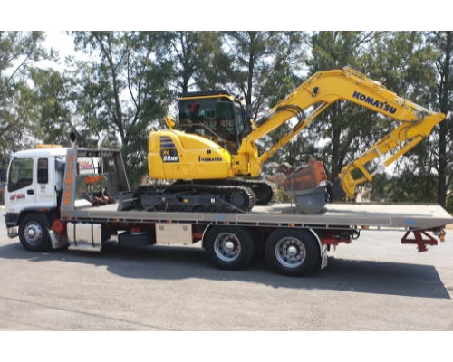 Machinery Towing - Excavator