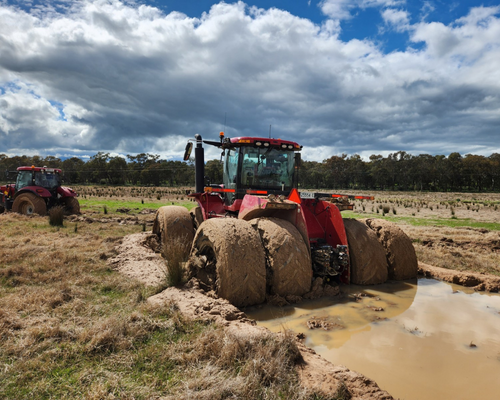 Bog Recovery - Steiger Tractor